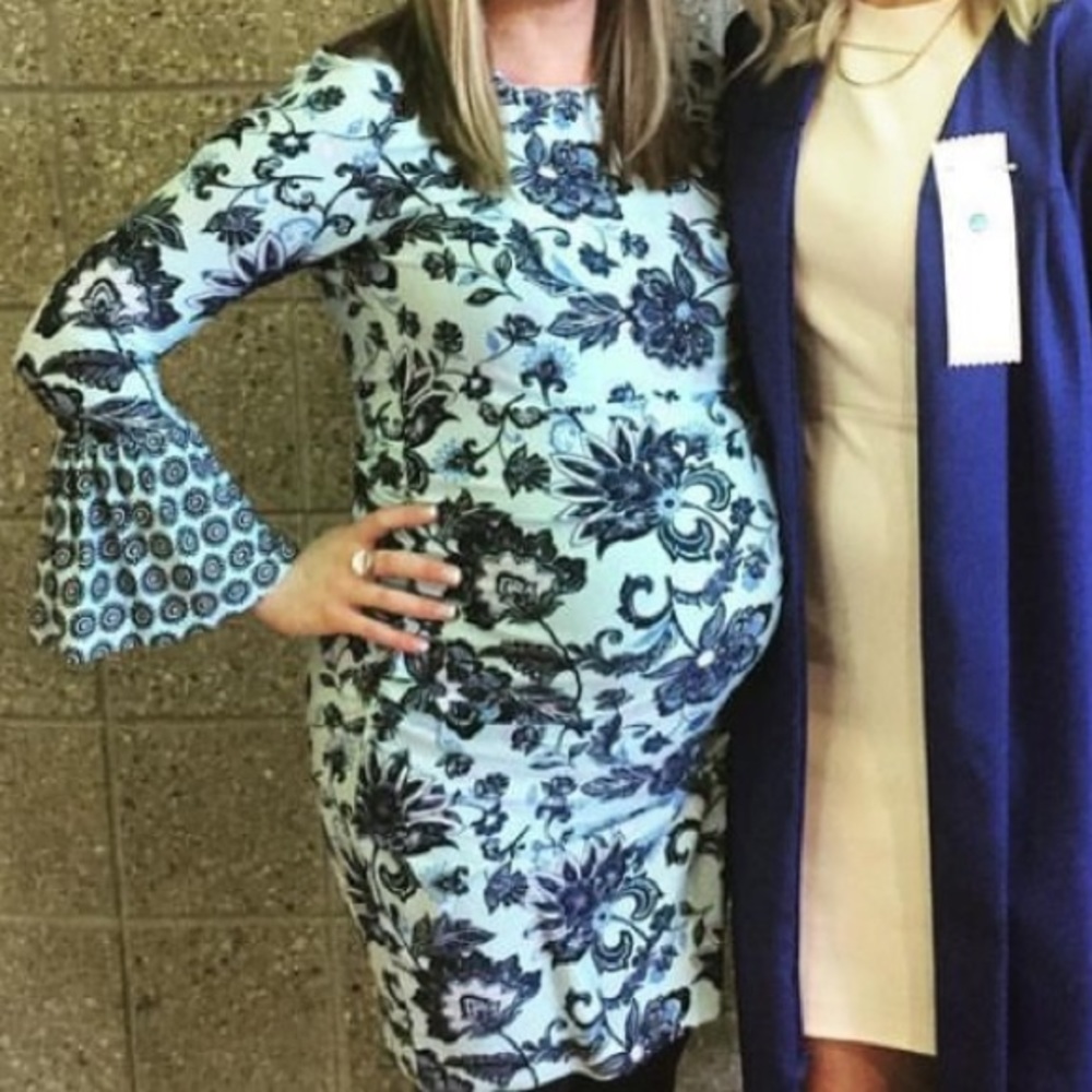 Long Sleeve Maternity Dress